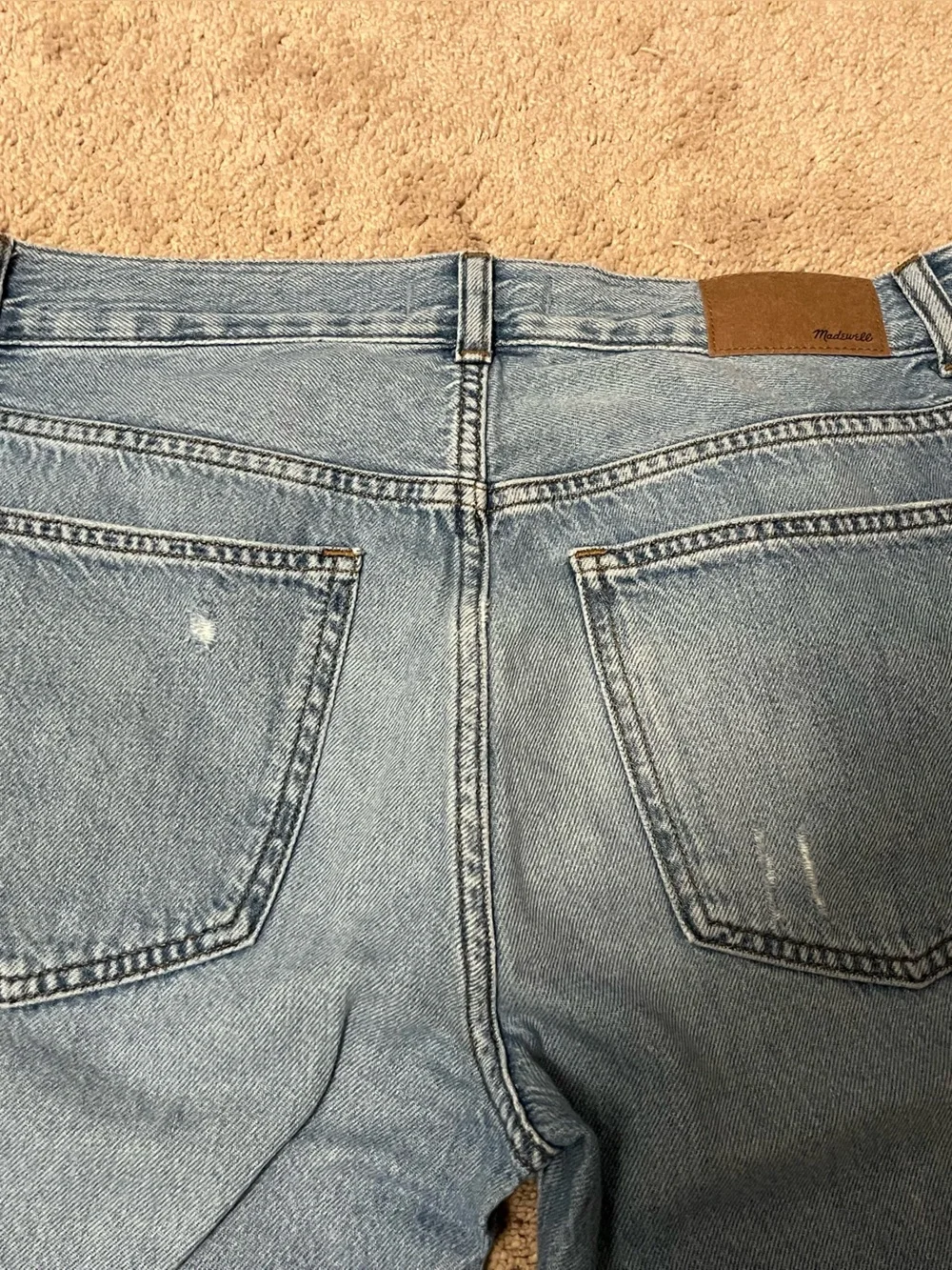 Madewell Dean Easy Straight, Light Wash